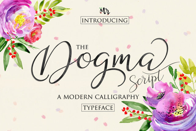 Dogma Script Font Mrletters 