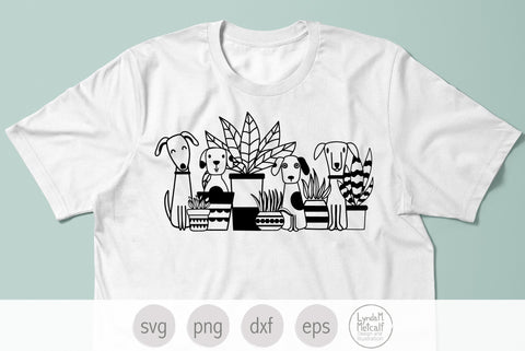Dogs and Plants SVG, Dogs svg, House Plants svg, Dogs svg Files SVG Lynda M Metcalf 