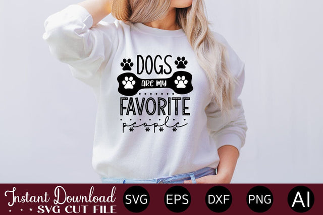 Dogs Are My Favorite People SVG SVG designmaster24 