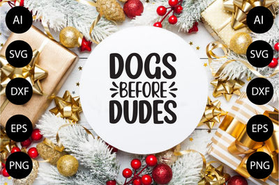 Dogs Before Dudes SVG CraftlabSvg29 