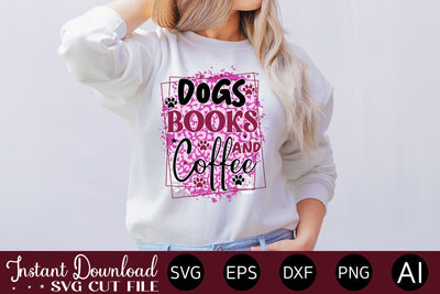Dogs Books And Coffee-01 SVG designmaster24 