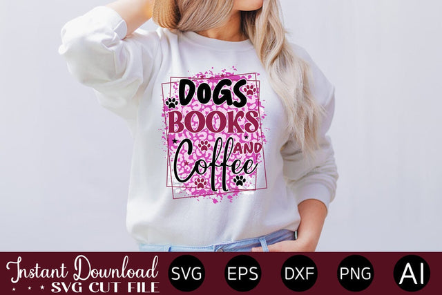 Dogs Books And Coffee-01 SVG designmaster24 