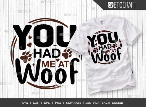 Dogs Bundle Vol-05 | You Had Me At Woof Svg | My Kids Have Paws Svg | My Siblings Have Paws Svg | Dogs Because People Suck Svg | Dogs Quote Design SVG ETC Craft 