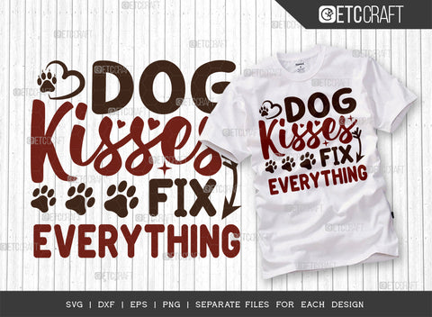 Dogs Bundle Vol-12 | Antidepressant Svg | In Dog Drinks I've Only Had One Svg | I Love Dachshunds Svg | Dog Kisses Fix Everything Svg | Dogs Quote Design SVG ETC Craft 