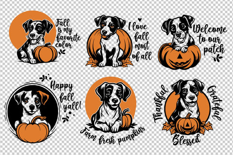 Dogs fall bundle SVG file SVG Boertiek 
