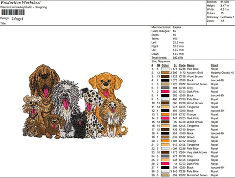 Dogs machine embroidery design Embroidery/Applique DESIGNS ArtEMByNatalia 