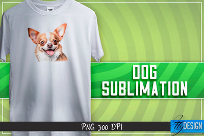 Dogs Sublimation | T-Shirt Design Sublimation Fly Design 