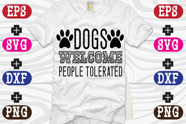 Dogs Welcome people tolerated SVG Nurstore 