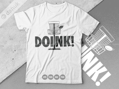 Doink!, Disc Golf SVG, Disc Golfing svg, Disc Golfer svg, Disc Golf Buddy, Disc Golf Cricut, Cut file, for silhouette, vinyl cut files SVG dahukdesign 