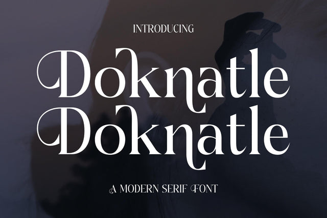 Doknatle Typeface Font Storytype Studio 