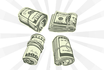 Dollar Roll Set Collection SVG Johan Ru designs 