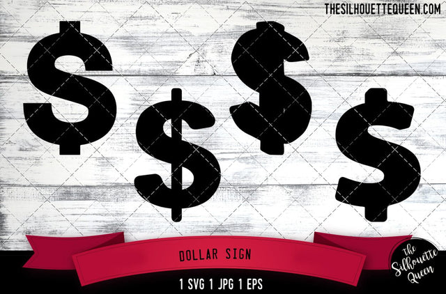 Dollar Sign SVG File, SVG Bundle File-Cut File-Vector Clip Art for Commercial & Personal Use-Download-Cricut,Cameo,Explore,SCAL,Silhouette SVG Loveleen Kaur 