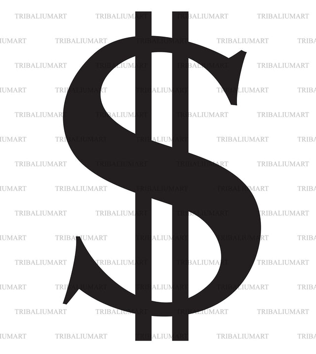 Dollar sign SVG TribaliumArtSF 