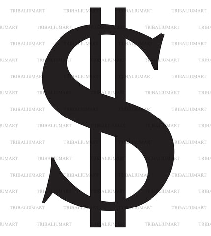 Dollar sign SVG TribaliumArtSF 