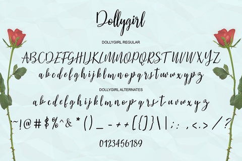 Dollygirl Script Font Zane Studio55 