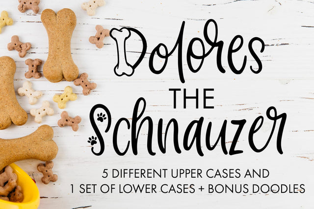 Dolores The Schnauzer Font Freeling Design House 