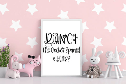 Dolores The Schnauzer Font Freeling Design House 