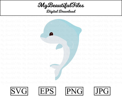 Dolphin - Animal SVG MyBeautifulFiles 