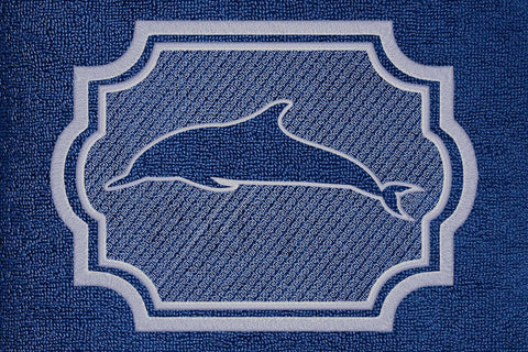 dolphin embossed machine embroidery digital download Embroidery/Applique DESIGNS embroidery-workshop 