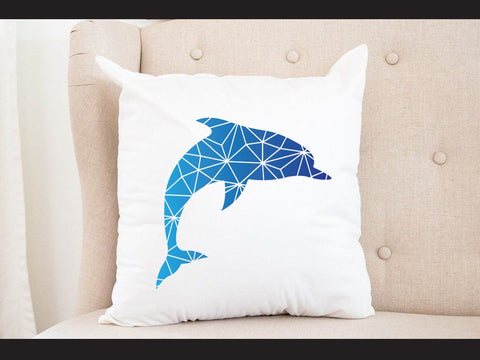 Dolphin Fish Geomatical Print SVG Johan Ru designs 