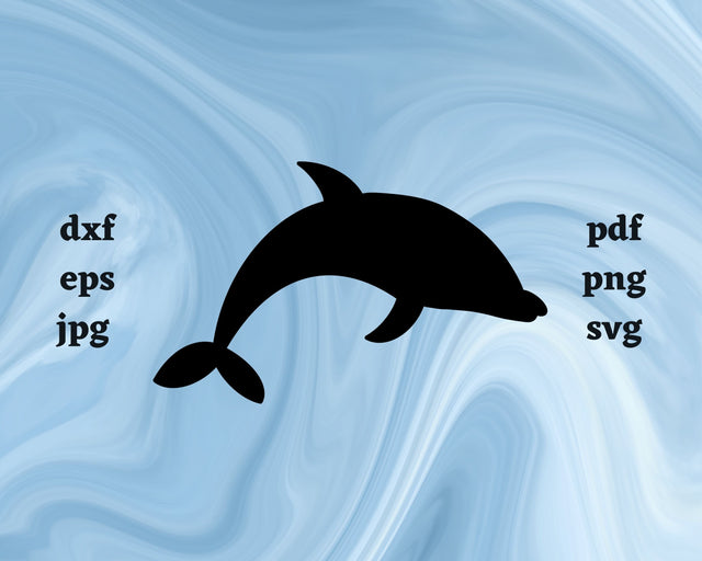 Dolphin SVG Cut File SVG Northern Light SVG 
