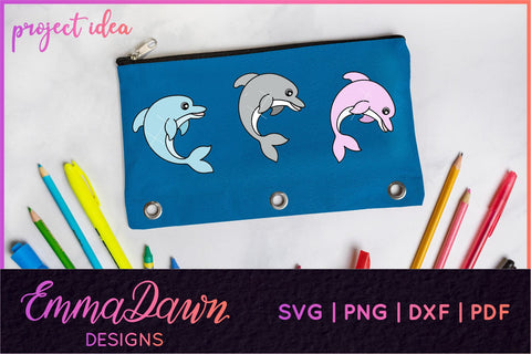 Dolphin SVG SVG Emma Dawn Designs 