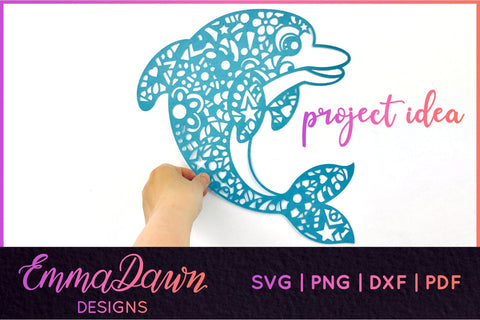 Dolphin SVG SVG Emma Dawn Designs 