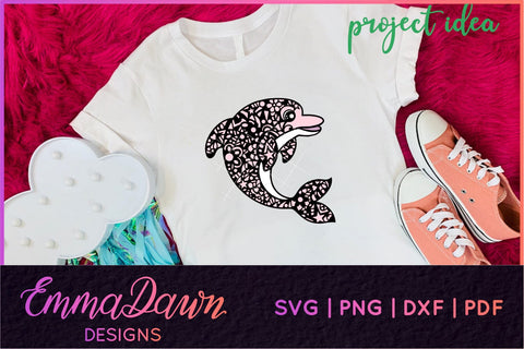 Dolphin SVG SVG Emma Dawn Designs 