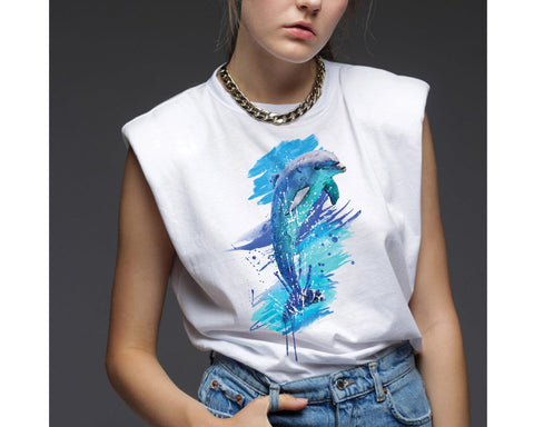 Dolphin Watercolor Sublimation Clipart PNG JPG Sublimation nikola 