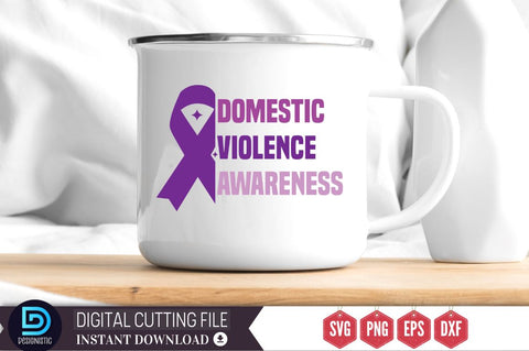 Domestic violence awareness SVG SVG DESIGNISTIC 