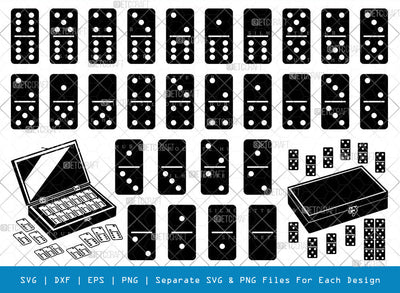 Dominoes SVG, Dominoes Silhouette, Black Domino Svg, Game Svg, Play Svg, Domino Piece Svg, Dominoes Laser Svg, Domino Set Svg, Dominoes Bundle SVG ETC Craft 