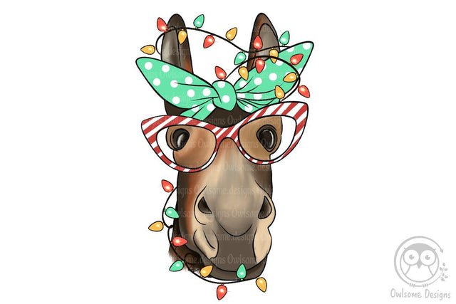 Donkey Christmas Sublimation Sublimation LAM HOANG THUY 