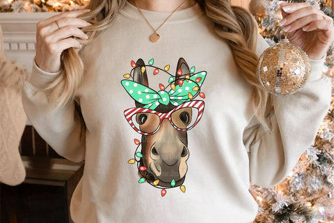Donkey Christmas Sublimation Sublimation LAM HOANG THUY 