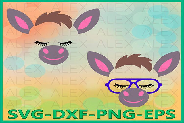 Donkey face svg SVG AlexSVGStudio 