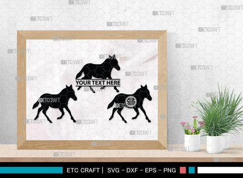 Donkey Monogram, Donkey Silhouette, Donkey SVG, Ass Svg, Farm Animal Svg, Jackass Donkey Svg, SB00254 SVG ETC Craft 