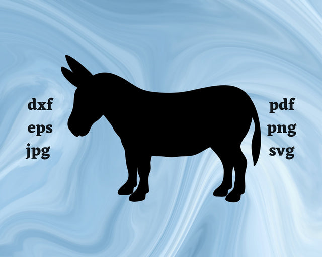 Donkey SVG Cut File SVG Northern Light SVG 