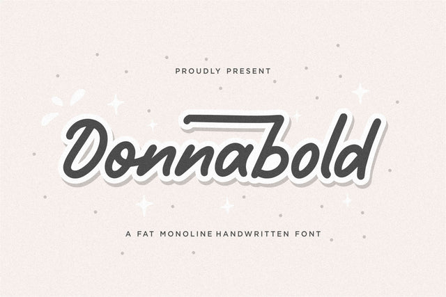 Donnabold Font Qwrtype Foundry 