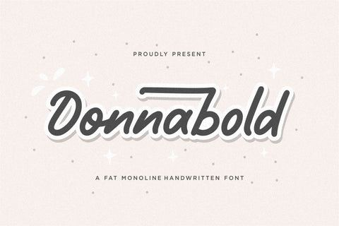 Donnabold Font Qwrtype Foundry 