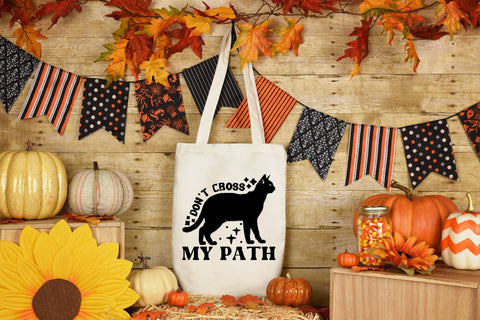 Don't Cross My Path, Retro Halloween SVG SVG CraftLabSVG 