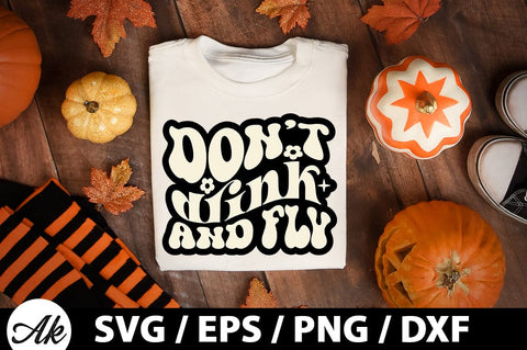Don't drink and fly Retro SVG SVG akazaddesign 
