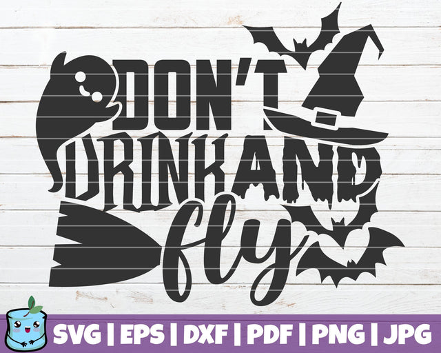Don't Drink And Fly SVG MintyMarshmallows 
