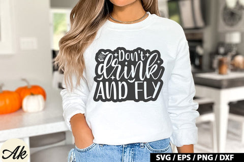 Don't drink and fly SVG SVG akazaddesign 
