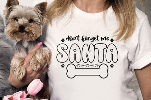 Dont Forget Me Santa SVG Angelina750 