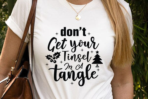 Don't Get Your Tinsel In A Tangle SVG Angelina750 