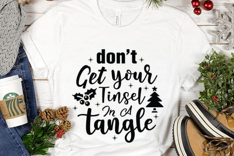 Don't Get Your Tinsel In A Tangle SVG Angelina750 
