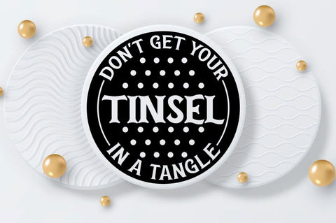 Don't get your tinsel in a tangle SVG SVG DESIGNISTIC 