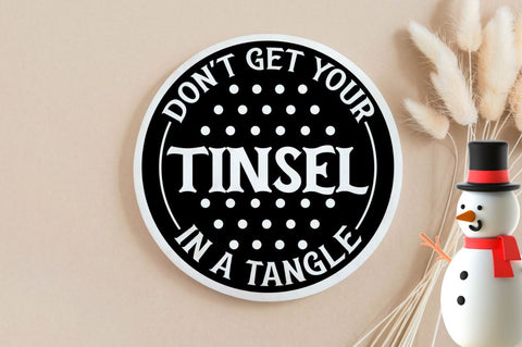 Don't get your tinsel in a tangle SVG SVG DESIGNISTIC 