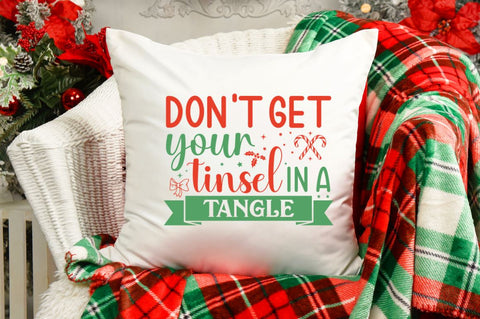 Don't get your tinsel in a tangle SVG SVG DESIGNISTIC 