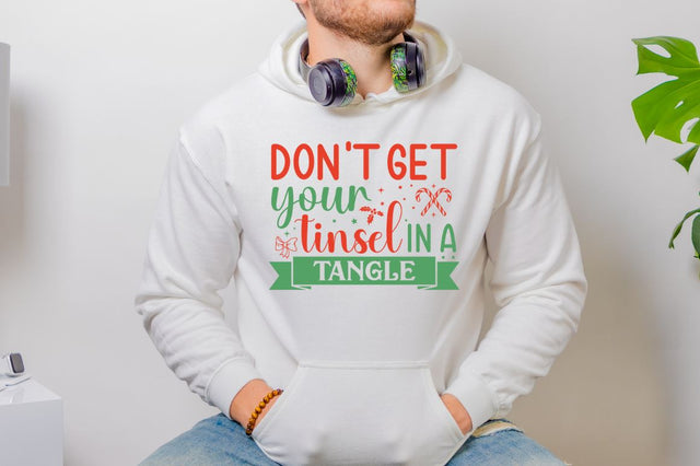 Don't get your tinsel in a tangle SVG SVG DESIGNISTIC 