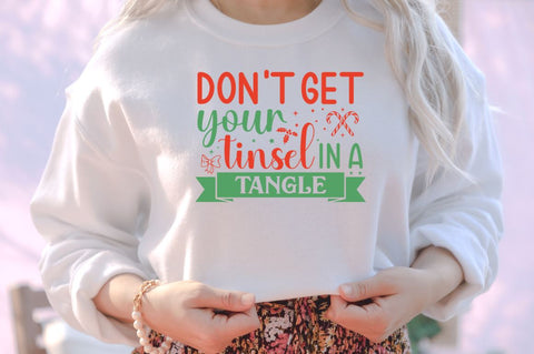 Don't get your tinsel in a tangle SVG SVG DESIGNISTIC 